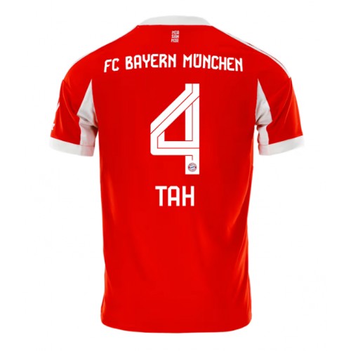 Stroje piłkarskie Bayern Munich Jonathan Tah #4 Koszulka Podstawowej 2025-26 Krótki Rękaw